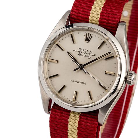 rolex air king 5500 strap|Rolex Air-King 5500 value.